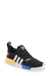 Adidas Originals Kids' Nmd 360 Sneaker In Core Black/ White/ Solar Gold
