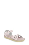 Salt Water Sandals By Hoy Kids' Sun San Sweetheart Sandal In Shiny Pink