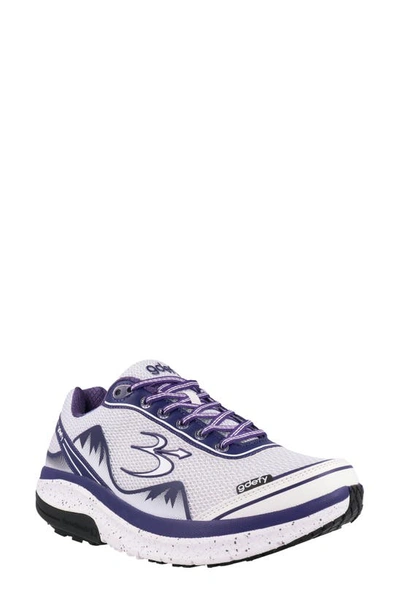 Gravity Defyer Mighty Walk Sneaker In White / Purple