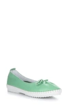 Bos. & Co. Osaka Slip-on Sneaker In Mint Sauvage Soft Leather