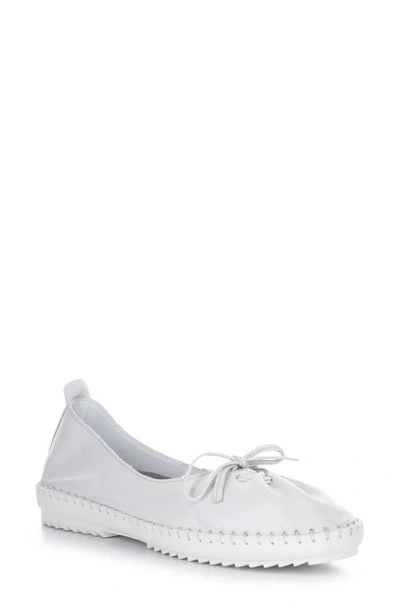 Bos. & Co. Osaka Slip-on Sneaker In White Sauvage Soft Leather