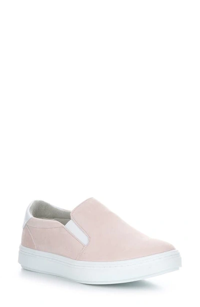 Bos. & Co. Chuska Slip-on Sneaker In Lt Pink Lux Suede