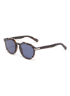 Dior Blacksuit Ri Pantos Sunglasses, 56mm In Brown