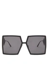 Dior 30montaigne Square Acetate Sunglasses In Black Smoke