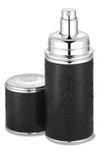 Creed Refillable Deluxe Leather Atomizer, 1.7 oz In Black/silver Trim