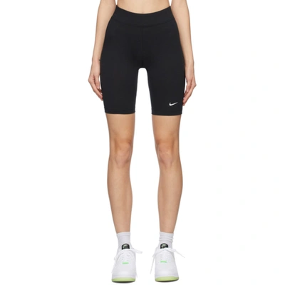 Nike Black Sportswear Essential Shorts In Black/white