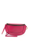 Isabel Marant Bossey Leather Crossbody Bag In Pink