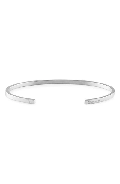 Le Gramme Men's 7g Polished Sterling Silver Ribbon Bracelet