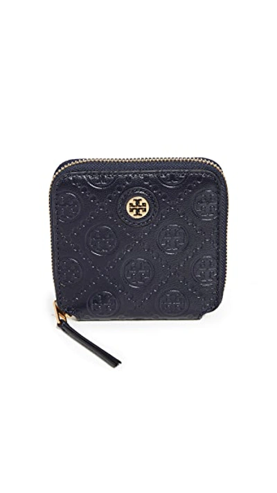 Tory Burch T Monogram Leather Bi-fold Wallet