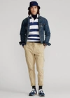 Polo Ralph Lauren Stretch Slim Fit Chino Cargo Pant In Classic Khaki