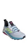 Adidas Originals Adidas Women's Terrex Trailmaker Hiking Shoes In Halo Blue/yellow/crystal White
