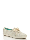 Kate Spade New York Glitter Sneakers In White