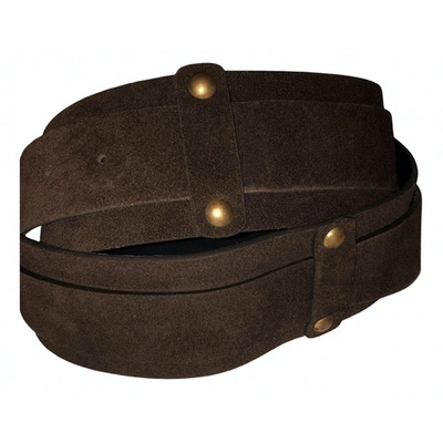 Pre-owned Max & Co Belt In Brown