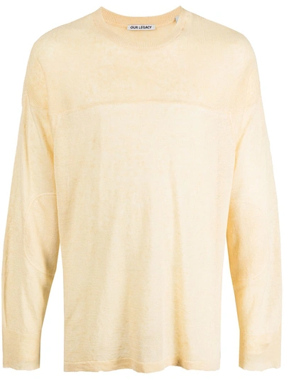 Our Legacy Ivory Linen Lightweight Top
