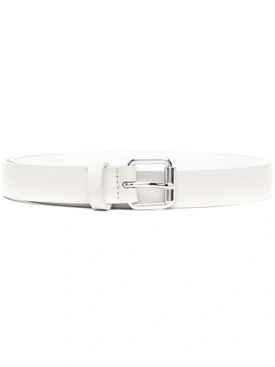 Sofie D'hoore Virginia Leather Belt In White