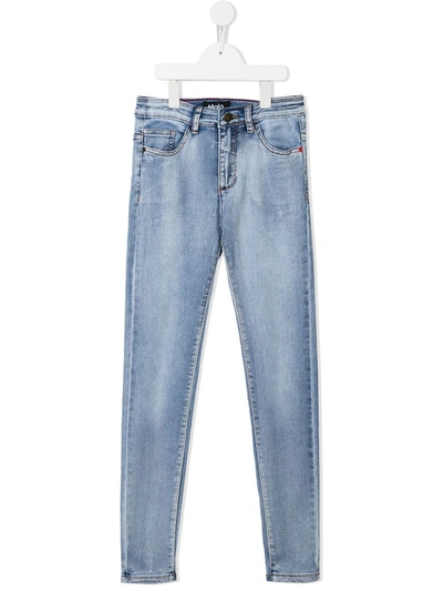 Molo Kids' Distressed-effect Denim Jeans