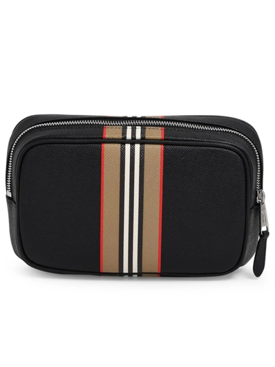 Burberry West Waist Pouch Bag In Black