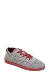 Suavs Zilker Sneaker In Grey/ Red
