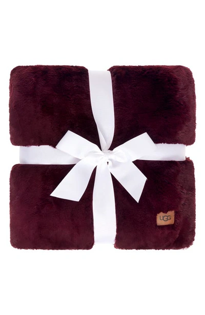 Ugg Euphoria Throw Blanket In Port