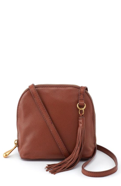 Hobo Nash Calfskin Leather Crossbody Bag In Toffee