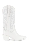 Jeffrey Campbell Dagget Boot In White Combo