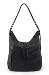Hobo Merrin Leather Convertible Backpack In Black
