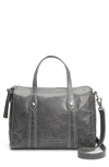 Frye Melissa Double Handle Leather Satchel In Sky