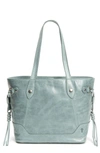 Frye Melissa Carryall Leather Tote In Sky