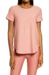 Beyond Yoga On The Down Low T-shirt In Earthen Rose