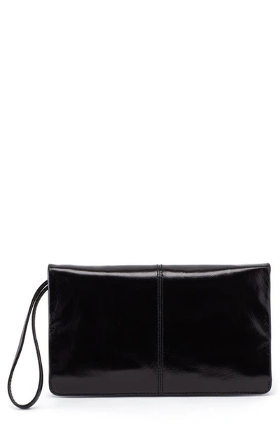 Hobo Evolve Leather Clutch In Black