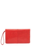 Hobo Evolve Leather Clutch In Rio