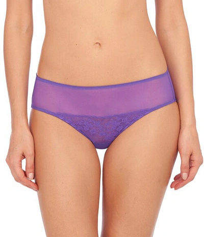 Natori Cherry Blossom Girl Brief Panty In Electric Purple