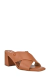 Calvin Klein Women's Isha Slip-on Dress Sandals Women's Shoes In Brown