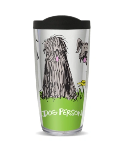 Freeheart Cartoon Dog 16-oz. Travel Tumbler With Black Lid By Jason Naylor In Dog Person