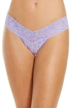 Hanky Panky Occasions Low Rise Thong In Lilac Bloom
