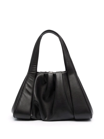 Themoirè Irida Vegan Leather Tote Bag In Black