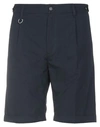 Paolo Pecora Cotton Bermuda Shorts In Blue