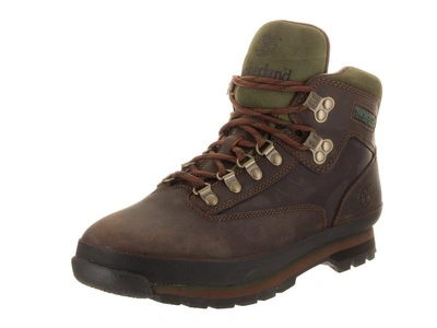 Timberland Leather Euro Hiker Boots In Brown