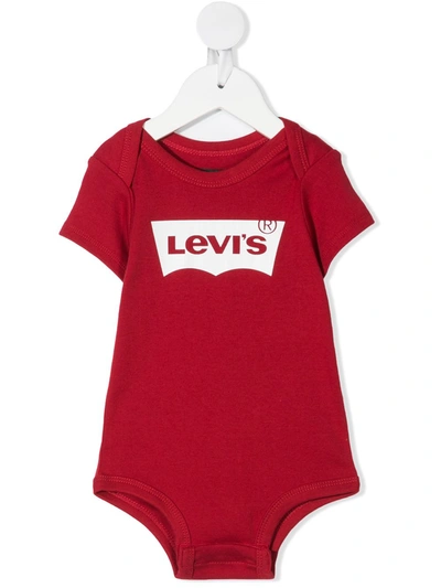 Levi's Red Set For Babykids With Logo