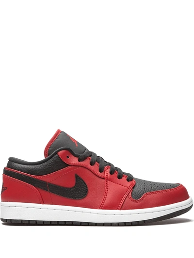 Jordan Kids' Air  1 Low Shoe In Gym Red,white,black