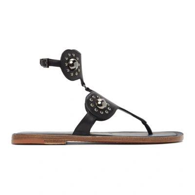 Alaïa Black Edition 2007 Spartiate Sandals In 999 Black