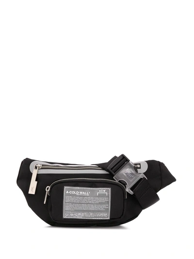 A-cold-wall* * Zipped Logo Belt Bag In Black