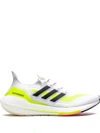 Adidas Originals Adidas Men's Ultraboost 21 Primeblue Running Sneakers From Finish Line In White/yellow/black