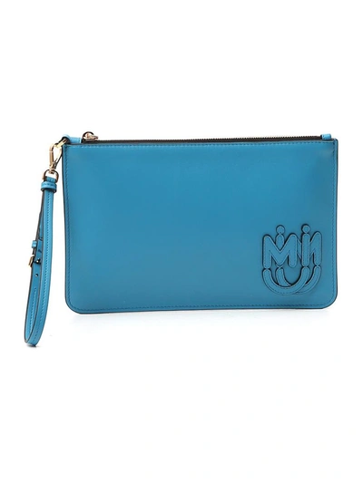 Miu Miu Zipped Clutch Bag In Voyage