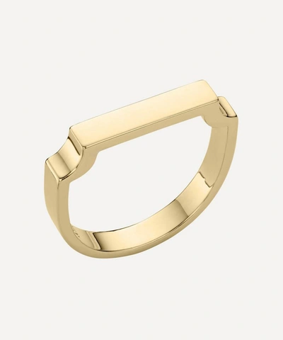 Monica Vinader 18ct Gold Plated Vermeil Silver Signature Stacking Ring