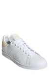 Adidas Originals Stan Smith Sneaker In White/ White/ Yellow