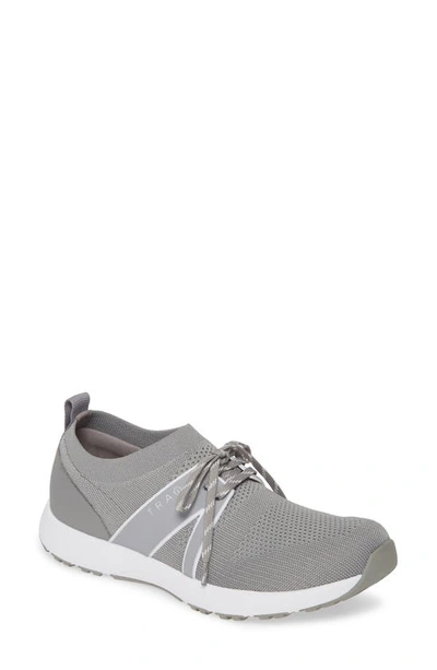 Traq By Alegria Alegria Qool Water Resistant Knit Trainer In Grey