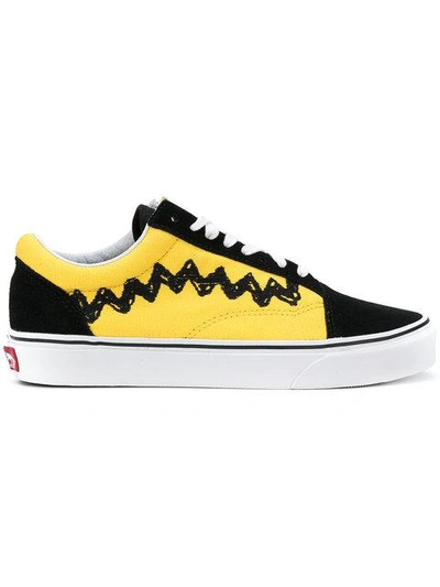 Vans Old Skool Peanuts Lace Up Sneakers Charlie Black ModeSens