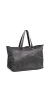 Tumi Voyageur Just In Case Packable Nylon Tote In Iron/ Black
