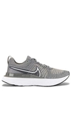 Nike React Infinity Run "particle Grey/grey Fog/black" Sneakers